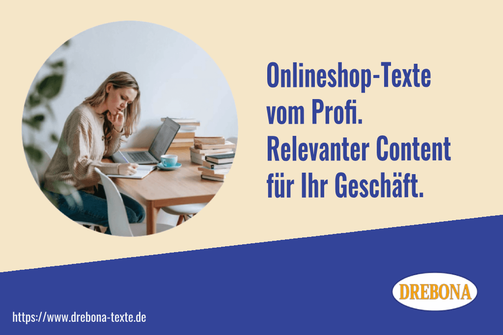 Onlineshop-Texte vom Profi, relevanter Content für Ihr Geschäft